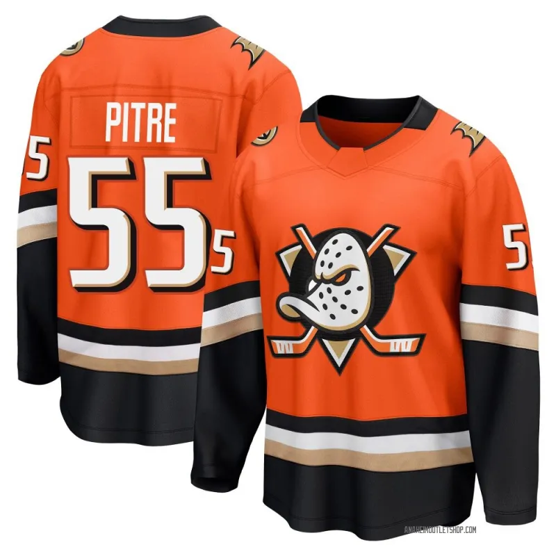 Orange Men's Coulson Pitre Breakaway Anaheim Ducks Home Jersey