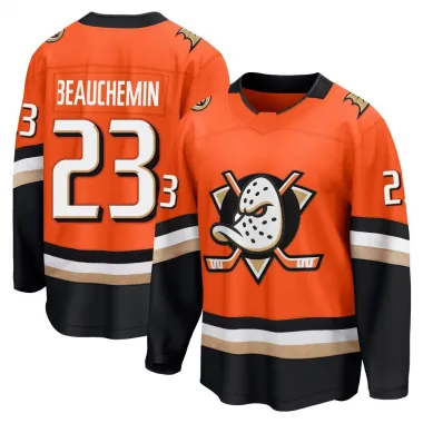 Orange Men's Francois Beauchemin Breakaway Anaheim Ducks Home Jersey