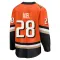Orange Men's Jeffrey Viel Breakaway Anaheim Ducks Home Jersey