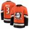 Orange Men's Kevin Bieksa Premium Anaheim Ducks Home Jersey