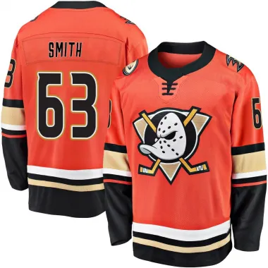 Orange Men's Konnor Smith Breakaway Anaheim Ducks 2019/20 Alternate Premier Jersey