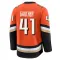 Orange Men's Nathan Gaucher Premium Anaheim Ducks Home Jersey