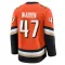 Orange Men's Noah Warren Premium Anaheim Ducks Home Jersey