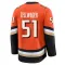 Orange Men's Olen Zellweger Premium Anaheim Ducks Home Jersey