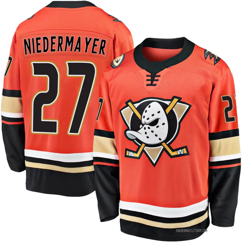 Orange Men's Scott Niedermayer Breakaway Anaheim Ducks 2019/20 Alternate Premier Jersey