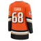 Orange Women's Damian Clara Breakaway Anaheim Ducks Home Jersey