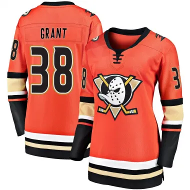 Orange Women's Derek Grant Breakaway Anaheim Ducks 2019/20 Alternate Premier Jersey
