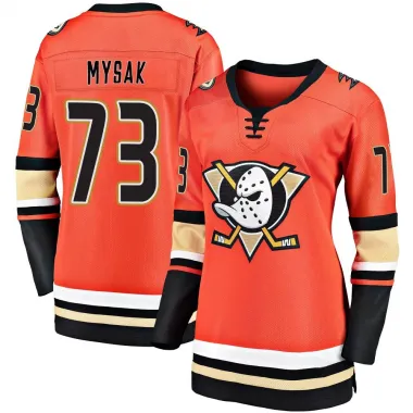 Orange Women's Jan Mysak Breakaway Anaheim Ducks 2019/20 Alternate Premier Jersey