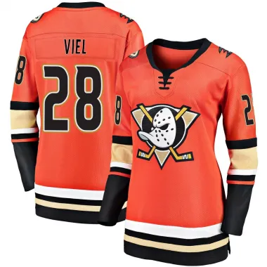 Orange Women's Jeffrey Viel Breakaway Anaheim Ducks 2019/20 Alternate Premier Jersey