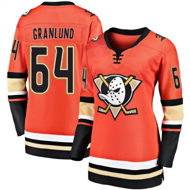 Orange Women's Mikael Granlund Breakaway Anaheim Ducks 2019/20 Alternate Premier Jersey