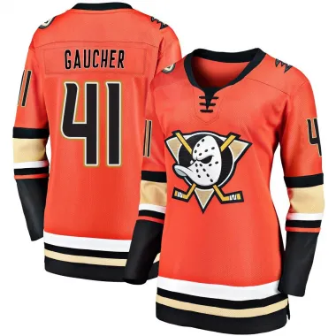 Orange Women's Nathan Gaucher Breakaway Anaheim Ducks 2019/20 Alternate Premier Jersey