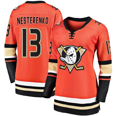 Orange Women's Nikita Nesterenko Breakaway Anaheim Ducks 2019/20 Alternate Premier Jersey