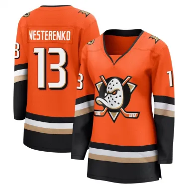 Orange Women's Nikita Nesterenko Breakaway Anaheim Ducks Home Jersey