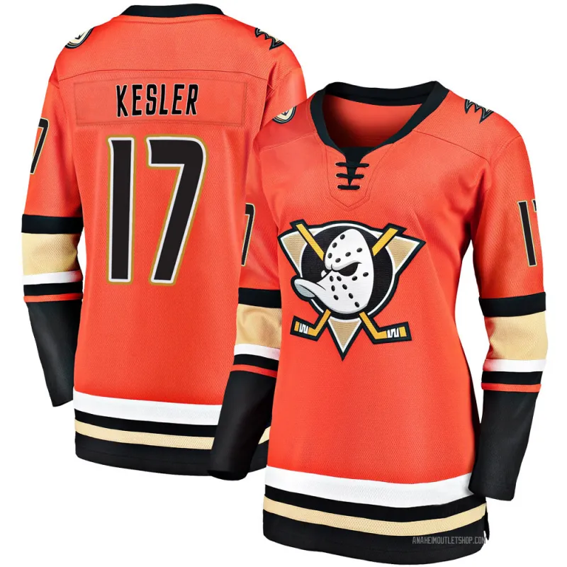 Orange Women's Ryan Kesler Breakaway Anaheim Ducks 2019/20 Alternate Premier Jersey