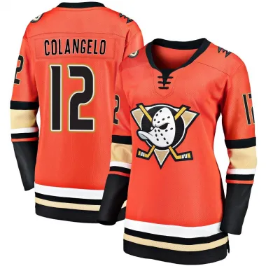 Orange Women's Sam Colangelo Breakaway Anaheim Ducks 2019/20 Alternate Premier Jersey