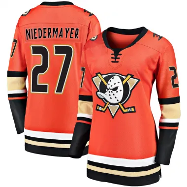 Orange Women's Scott Niedermayer Breakaway Anaheim Ducks 2019/20 Alternate Premier Jersey
