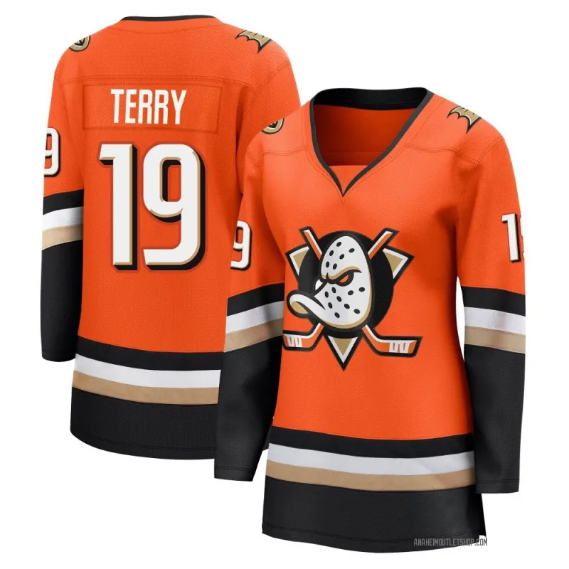 Orange Women's Troy Terry Breakaway Anaheim Ducks Home Jersey