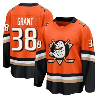 Orange Youth Derek Grant Breakaway Anaheim Ducks Home Jersey