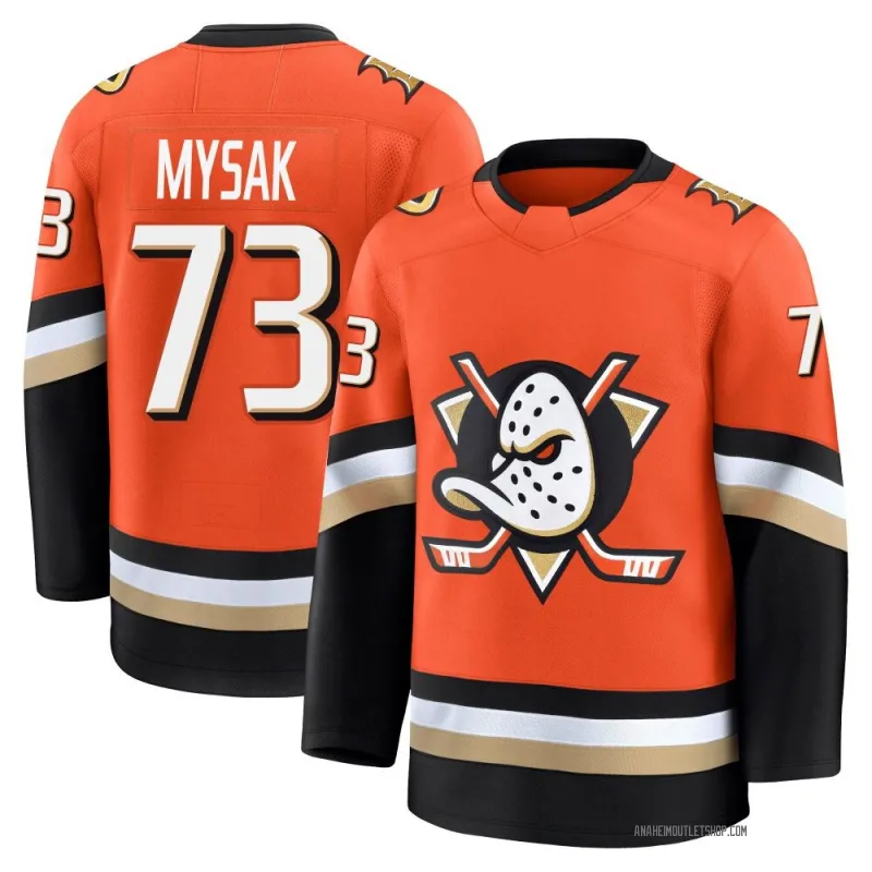 Orange Youth Jan Mysak Premium Anaheim Ducks Home Jersey