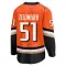 Orange Youth Olen Zellweger Breakaway Anaheim Ducks Home Jersey