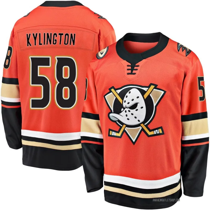 Orange Youth Oliver Kylington Breakaway Anaheim Ducks 2019/20 Alternate Premier Jersey
