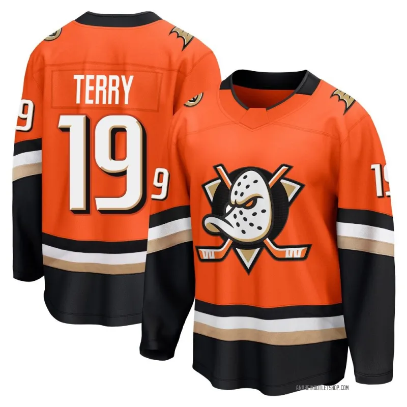 Orange Youth Troy Terry Breakaway Anaheim Ducks Home Jersey