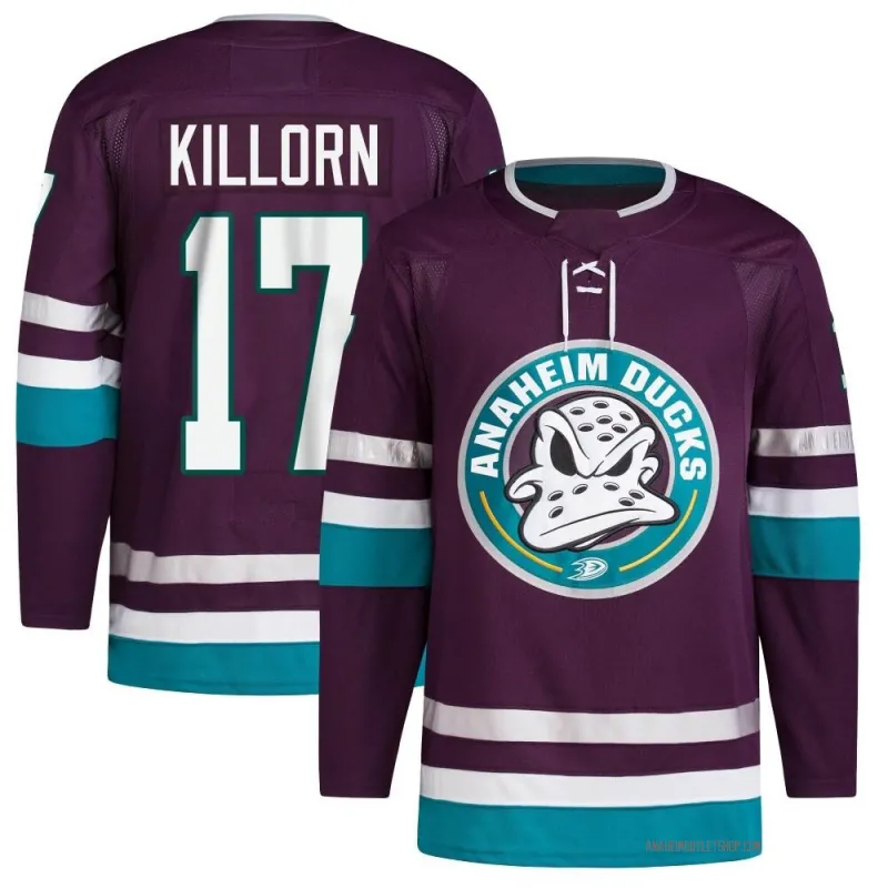 Purple Men's Alex Killorn Authentic Anaheim Ducks 30th Anniversary Primegreen Jersey