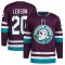 Purple Men's Brett Leason Authentic Anaheim Ducks 30th Anniversary Primegreen Jersey