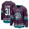Purple Men's Calle Clang Breakaway Anaheim Ducks 30th Anniversary Premier Jersey