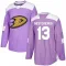 Purple Men's Nikita Nesterenko Authentic Anaheim Ducks Fights Cancer Practice Jersey