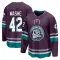 Purple Men's Tim Washe Breakaway Anaheim Ducks 30th Anniversary Premier Jersey