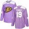 Purple Men's Troy Terry Authentic Anaheim Ducks Fights Cancer Practice Jersey