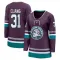 Purple Women's Calle Clang Breakaway Anaheim Ducks 30th Anniversary Premier Jersey