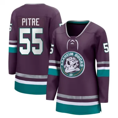 Purple Women's Coulson Pitre Breakaway Anaheim Ducks 30th Anniversary Premier Jersey