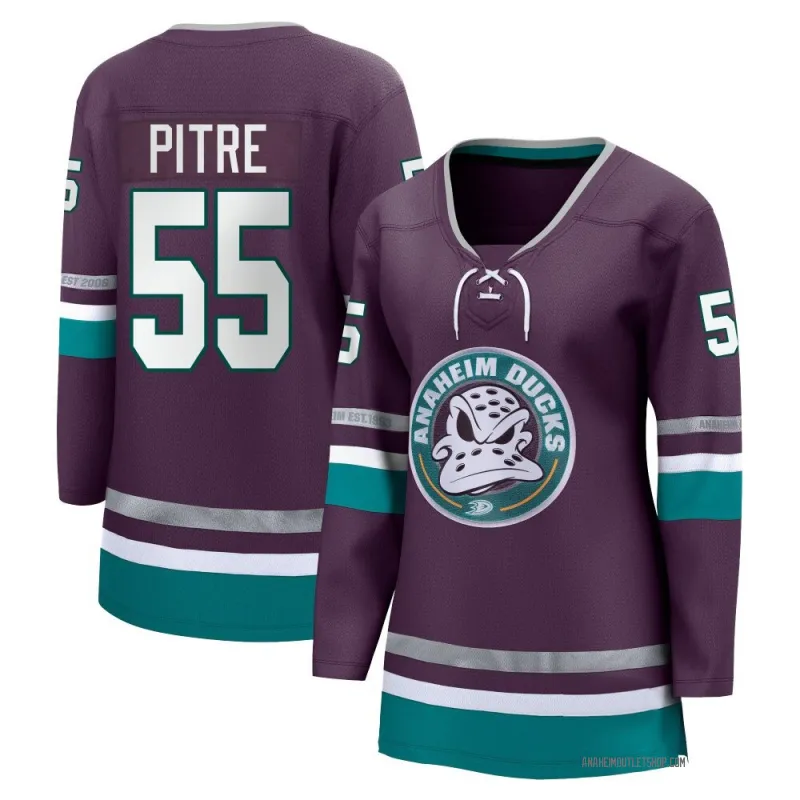 Purple Women's Coulson Pitre Breakaway Anaheim Ducks 30th Anniversary Premier Jersey