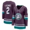 Purple Women's Jackson LaCombe Breakaway Anaheim Ducks 30th Anniversary Premier Jersey