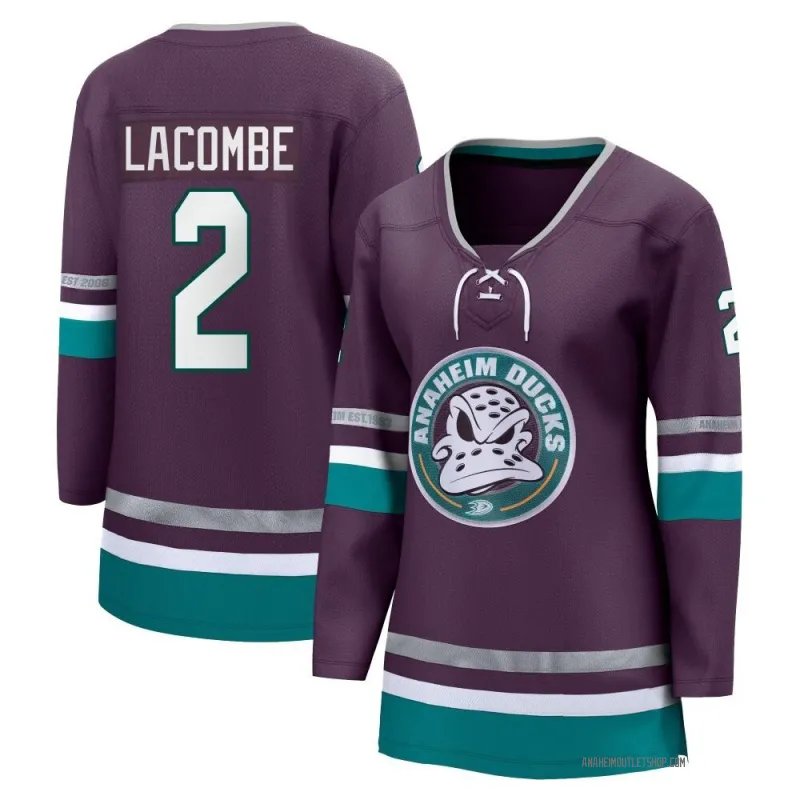 Purple Women's Jackson LaCombe Breakaway Anaheim Ducks 30th Anniversary Premier Jersey