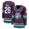 Purple Women's Jeffrey Viel Breakaway Anaheim Ducks 30th Anniversary Premier Jersey