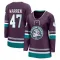 Purple Women's Noah Warren Breakaway Anaheim Ducks 30th Anniversary Premier Jersey
