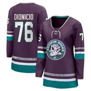 Purple Women's Rodwin Dionicio Breakaway Anaheim Ducks 30th Anniversary Premier Jersey