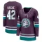 Purple Women's Tim Washe Breakaway Anaheim Ducks 30th Anniversary Premier Jersey