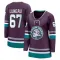 Purple Women's Tristan Luneau Breakaway Anaheim Ducks 30th Anniversary Premier Jersey