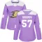 Purple Women's Yegor Sidorov Authentic Anaheim Ducks Fights Cancer Practice Jersey