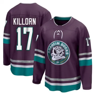 Purple Youth Alex Killorn Breakaway Anaheim Ducks 30th Anniversary Premier Jersey