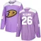 Purple Youth Brock McGinn Authentic Anaheim Ducks Fights Cancer Practice Jersey