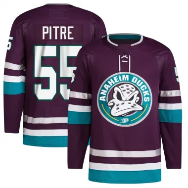 Purple Youth Coulson Pitre Authentic Anaheim Ducks 30th Anniversary Primegreen Jersey