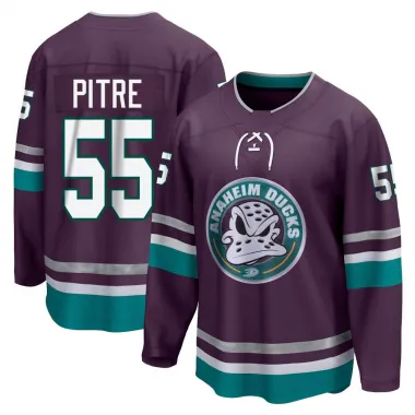 Purple Youth Coulson Pitre Breakaway Anaheim Ducks 30th Anniversary Premier Jersey