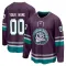 Purple Youth Custom Breakaway Anaheim Ducks 30th Anniversary Premier Jersey