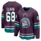 Purple Youth Damian Clara Breakaway Anaheim Ducks 30th Anniversary Premier Jersey