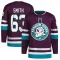 Purple Youth Konnor Smith Authentic Anaheim Ducks 30th Anniversary Primegreen Jersey